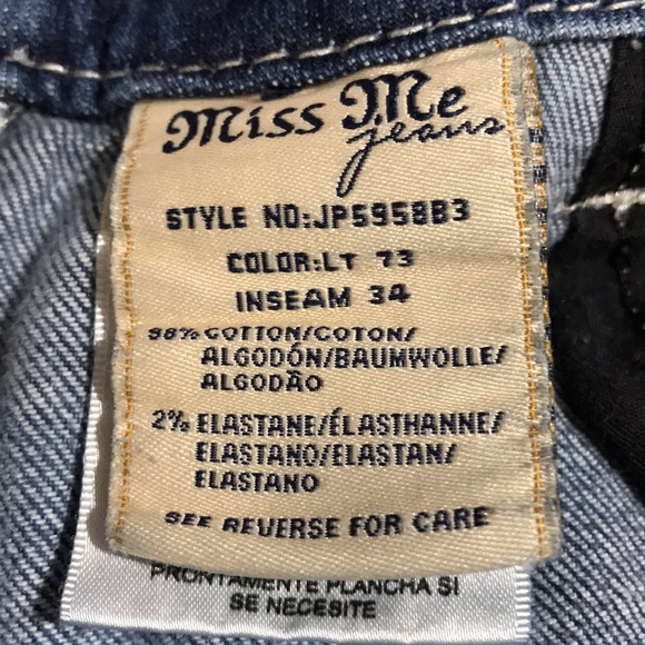 MISS ME Signature Boot Jeans size 27 - Picture 12 of 13